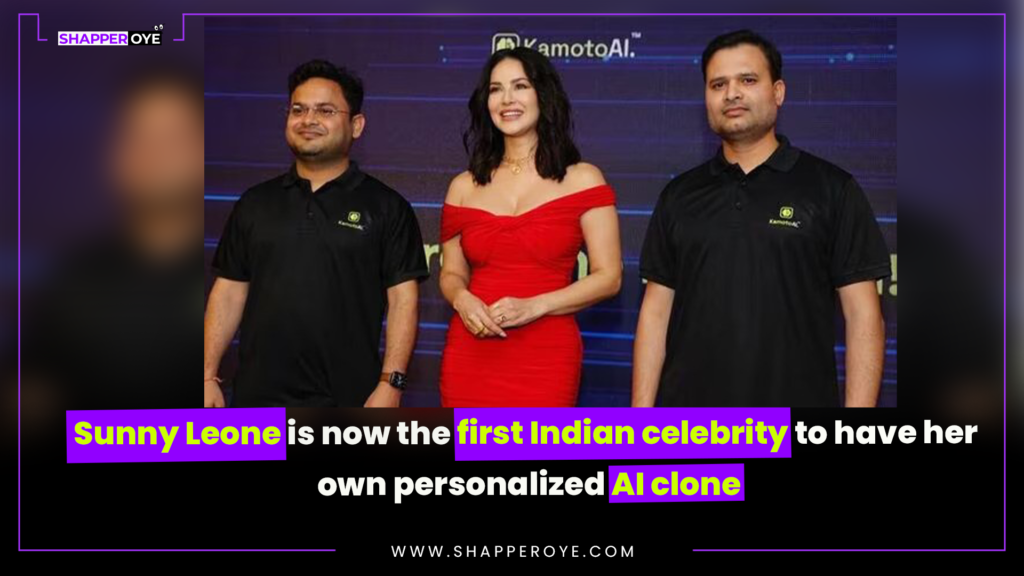 Sunny Leone is now the first Indian celebrity to have her own personalized AI clone