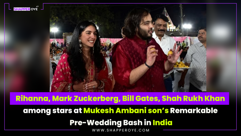 Mukesh Ambani’s son Anant Ambani’s Remarkable Pre-Wedding Bash in Jamnagar