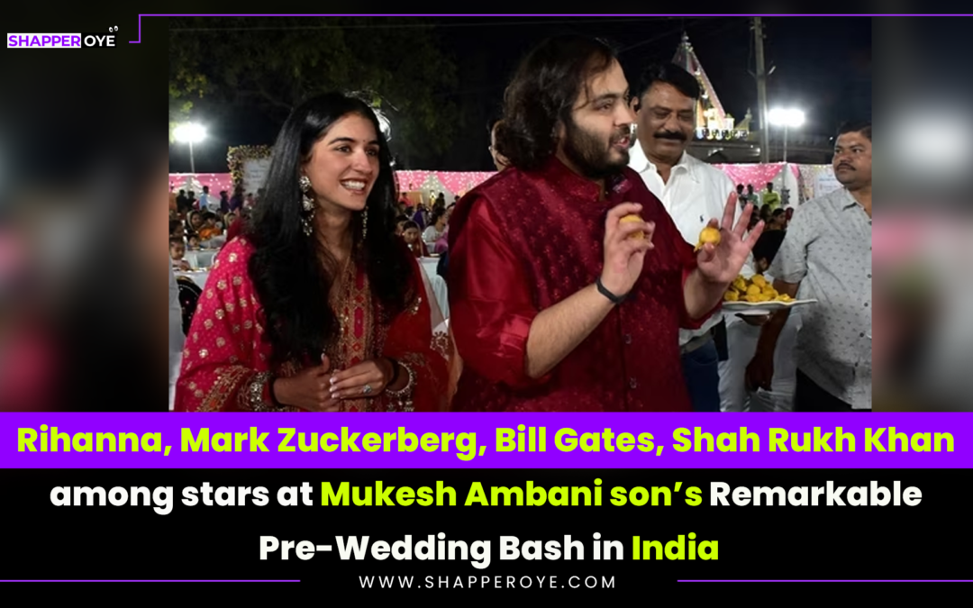 Mukesh Ambani’s son Anant Ambani’s Remarkable Pre-Wedding Bash in Jamnagar