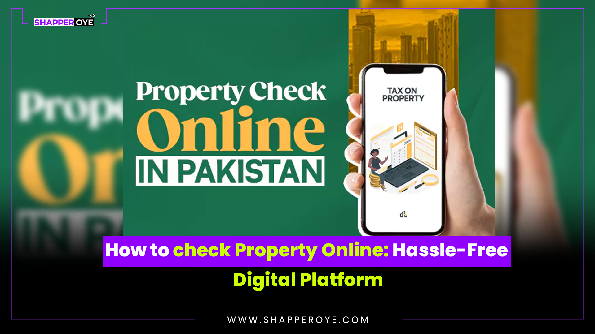 How to check Property Online