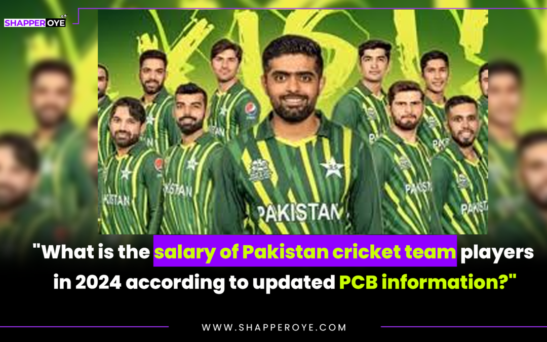 “What is the salary of Pakistan cricket team players in 2024 according to updated PCB information?”