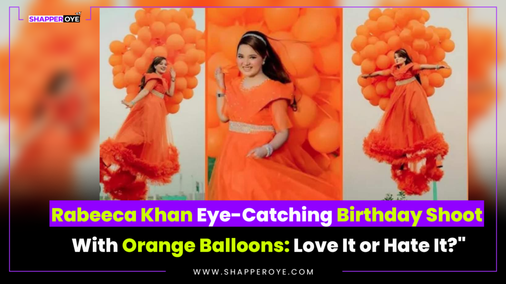 Rabeeca Khan Eye-Catching Birthday Shoot With Orange Balloons: Love It or Hate It?