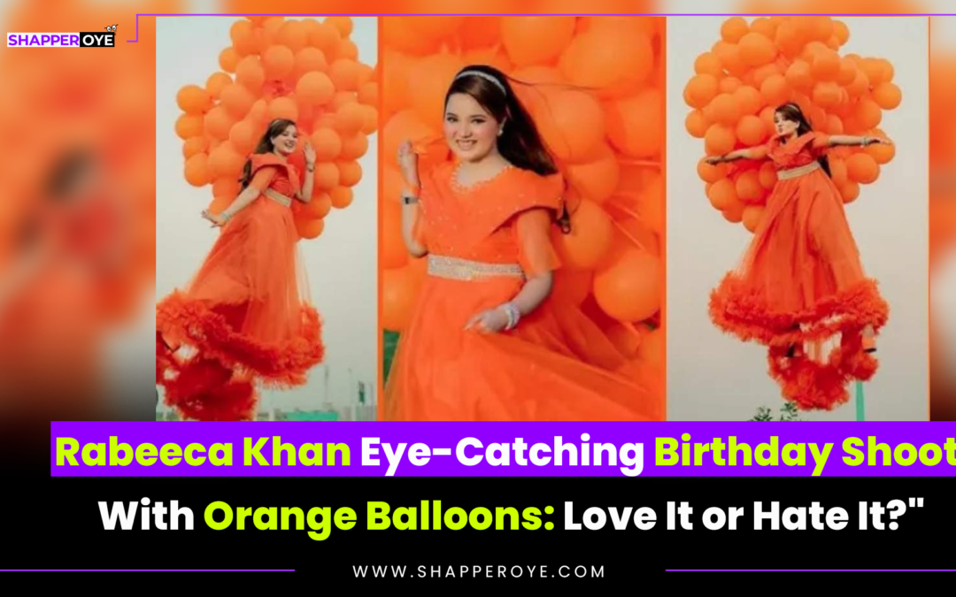 Rabeeca Khan Eye-Catching Birthday Shoot With Orange Balloons: Love It or Hate It?